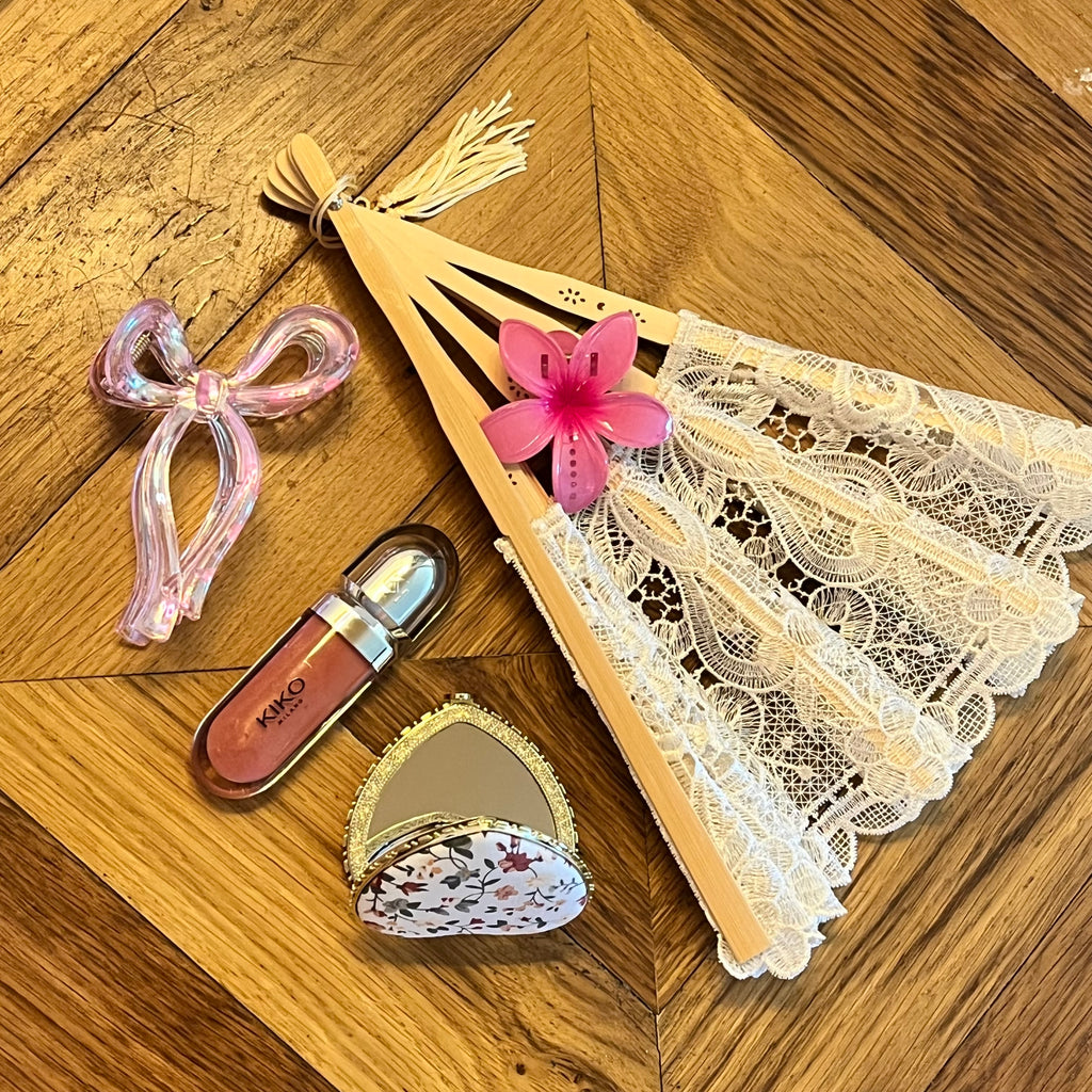Pearl Bow Hair Clip