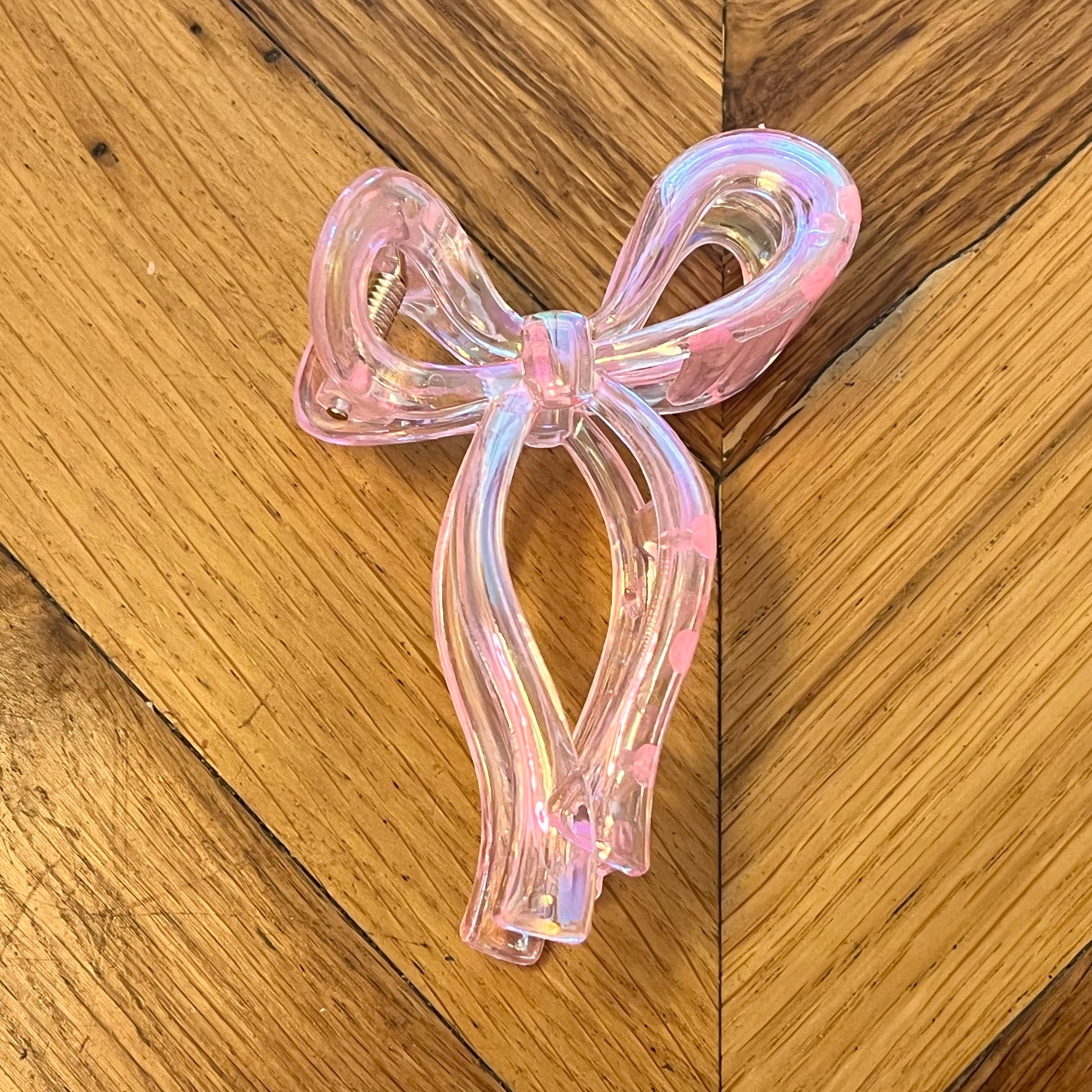 Pearl Bow Hair Clip