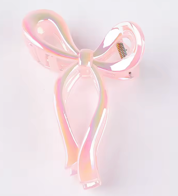 Pearl Bow Hair Clip